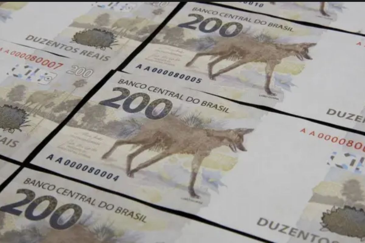 Notas de R$ 200,00