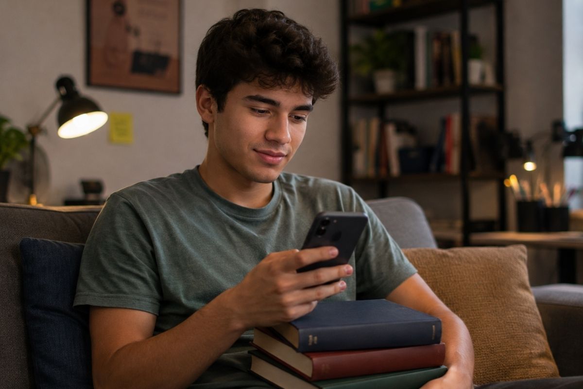 Jovem sem foco nos estudos 